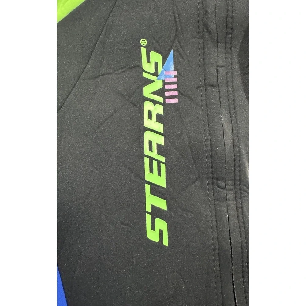 VTG Stearns SQ2 Shorty Wetsuit Mens Large Blue Black Neoprene Spring Suit 90s